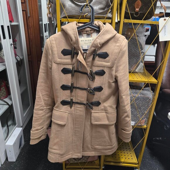 100% Authentic Burberry Blackwell wool duffle Coat New Camel - Picture 5 of 15